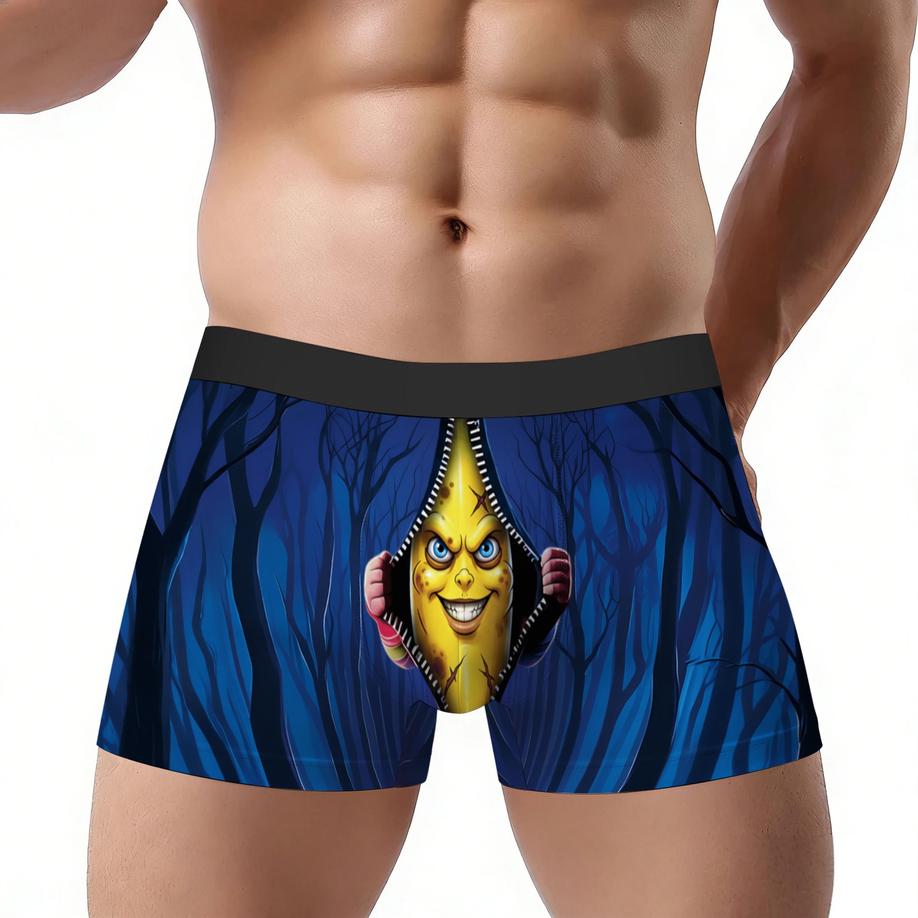 1pcTrendy Printed Men's Boxers Wholesale - Image 2