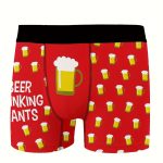 1pcMen’s Stylish Print Underwear Factory Direct Supply