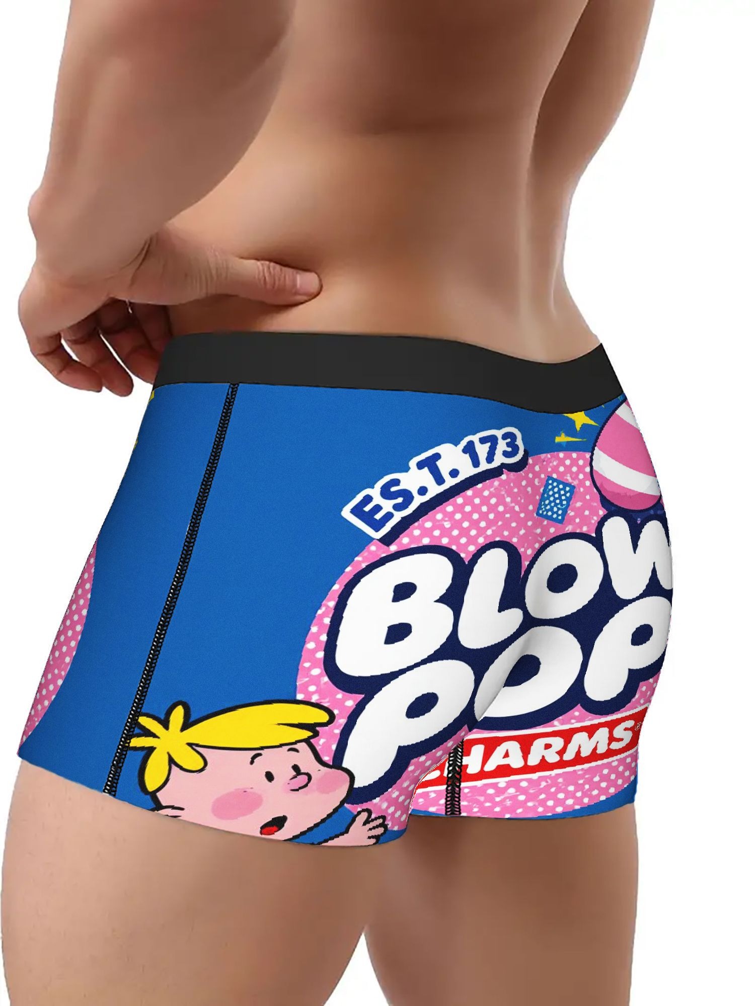 1pcTrendy Printed Men's Boxers Wholesale - Image 2