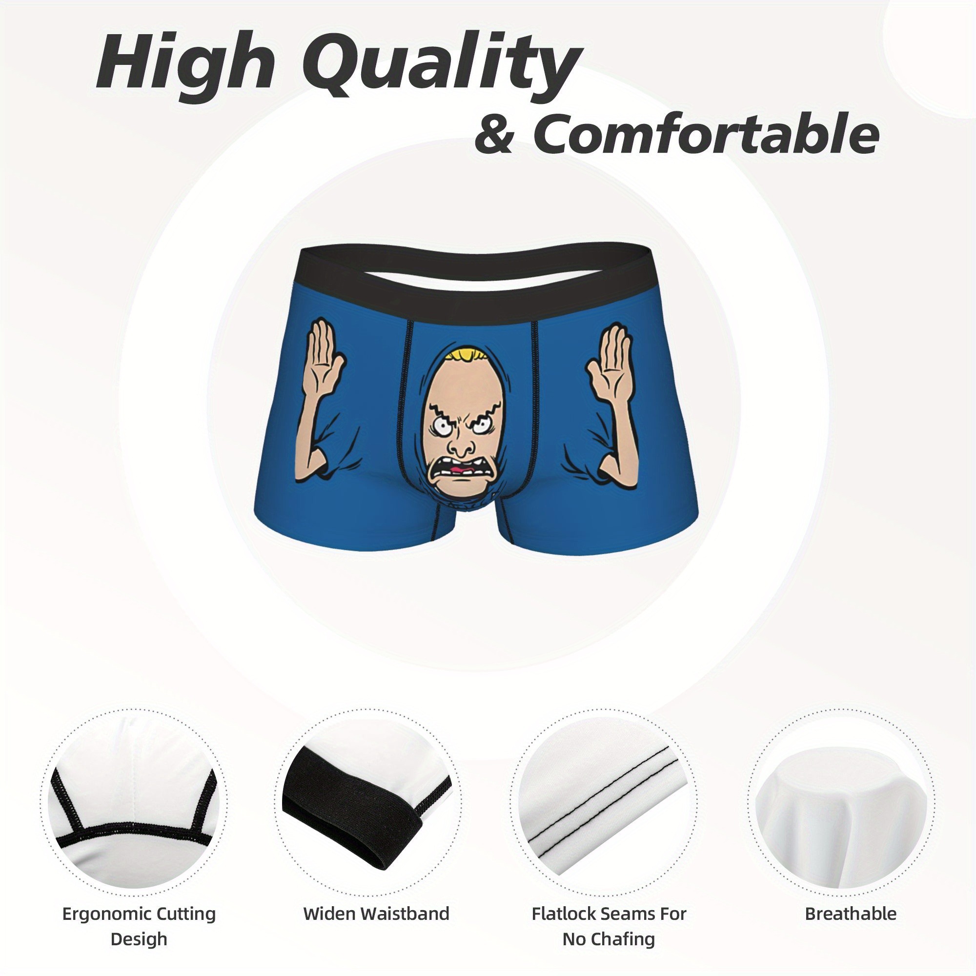 1pcTrendy Printed Men's Boxers Wholesale - Image 6